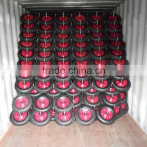 Rubber Pnuematic Wheels Manufactures for Hand Truck Wheel 10'' x 3.50-4 thumbnail-1