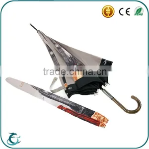 Shenzhen Umbrella Factory Sell Painting Straight Umbrella/High Quality Advertising Umbrella thumbnail-3