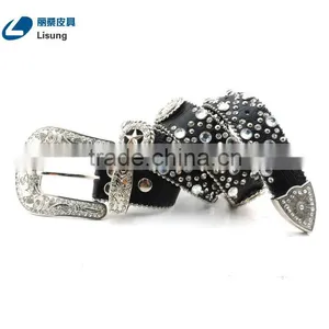 Discount Stars Cocho Ladies Rhinestone Dressy Western Belts thumbnail-1