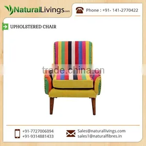Fully Upholstered Chair With Stylish and Comfortable Seating thumbnail-1
