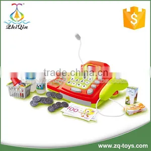 Children Preschool Toy Cash Register With Scanner thumbnail-1