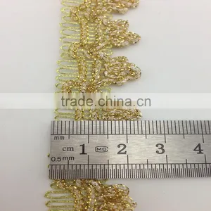 Decorative Sewing Craft Gold Lace Curtain Accessories Braid Trim thumbnail-2