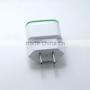 5V 2.1A +1A Universal Travel USB Charger Adapter Wall Charger Portable EU UK Plug Mobile Phone Smart Charger thumbnail-6