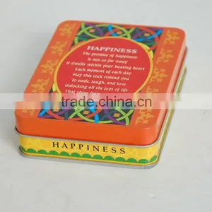 Custom Gift Card Tin Box/post Card Tin Box thumbnail-5