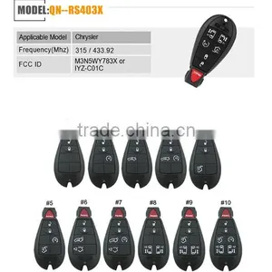 QN-RS403X C h r y s l e r OHT/M3N 2-7 Buttons Car Key Replacment thumbnail-2