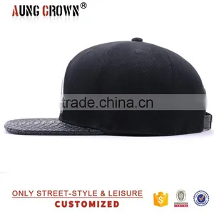 Fashion 6 Panels 3D Logo Custom Snap Back Hat thumbnail-3
