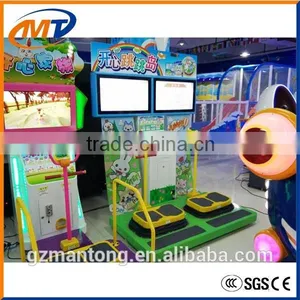 New Happy Jumping /cheapest Coin Operated Kids Racing Game Machine With Factory Price From Mantong thumbnail-1