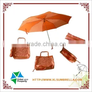 Promotion 3 Folding Umbrella With Shopping Bag Quality Choice thumbnail-1