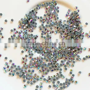 Deluxe Multi-shine AB Ss10 Hot Fix Iron on Applique Rhinestone thumbnail-4