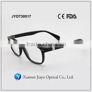 Black Round Hot Selling Acetate Reading Glasses thumbnail-1