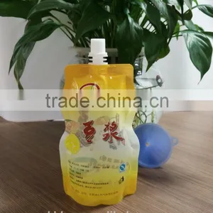 Soy Milk Packaging Pouch With Spout thumbnail-1