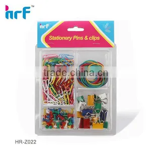104 Piece Mixed Stationery Set Stationery Paper Clips Push Pins Projects thumbnail-3