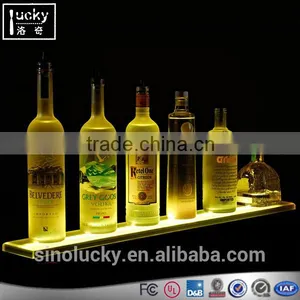 Led Lighting Base Wine Bottle Display Shelf thumbnail-1
