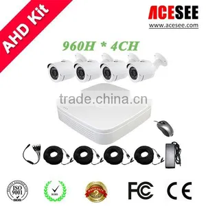 2015 Factory Price 4CH AHD Dvr KIT 4PCS 720P IR Outdoor Weatherproof 24 LEDs Cctv Camera System thumbnail-1