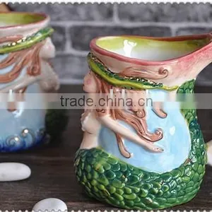 2015 New Arrival Ceramic Mermaid Mug Mermaid Shape thumbnail-2