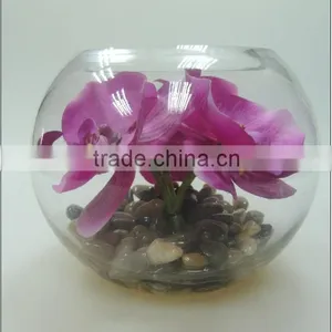 Glass Pot Artificial Flower thumbnail-1