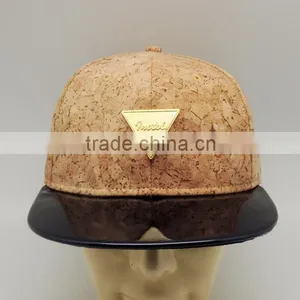 Metal Badge Flat Brim Trucker Sports Caps thumbnail-1