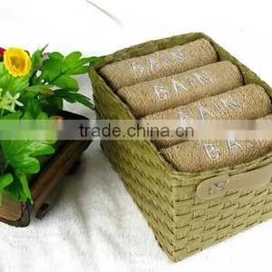 Newest Design Creative Wedding Basket Gift Towel Sets thumbnail-2