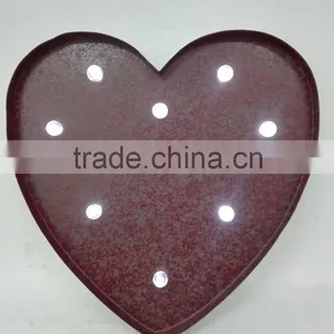 Vintage Decorative LED Marquee Metal Love Sign thumbnail-1