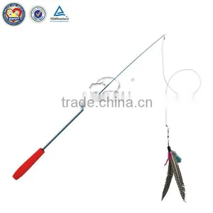 Various Styles Hot Sale Cat Teaser Toy Feather & Cat Product & Cat Teaser Stick Toy thumbnail-3