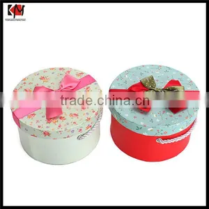 Custom Wholesale Luxury Flower Box Gift Box Packaging Round Flower Box thumbnail-4