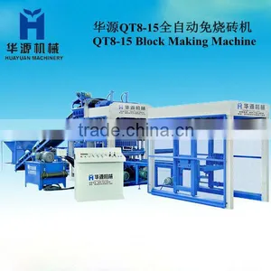 HY-QT8-15 Full- Automatic Concrete Block Making Machine or Clay Brick Machine thumbnail-1