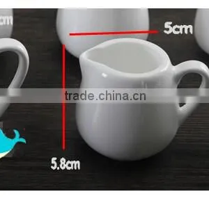 Western Style Creative Customized Porcelain White Ceramics Milk Pot and Kettle thumbnail-6