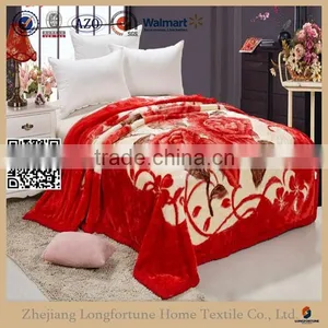 Manufactory Walmart China Home Textile Queen Size Faux Fur Mink Blanket thumbnail-5