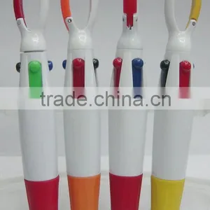 Multi-color Ballpen Carabiner Multi-color Ballpen Gift Pen Logo Pen Ballpen for Promotion thumbnail-1