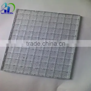 6mm Safety Mesh Wired Clear Glass, Wire Mesh Security Glass thumbnail-2