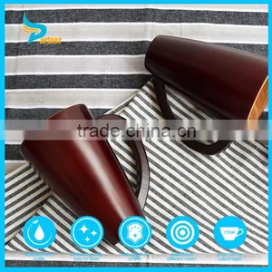 Traditional Chinesecustom Reusable Wooden Coffee Tea Cup Mug With Spoon and Handle thumbnail-1
