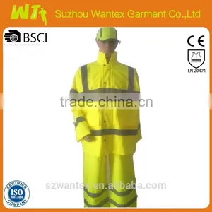 Workwear Coverall in Safety Clothing Reflective Uniform for Waterproof Coverall thumbnail-1