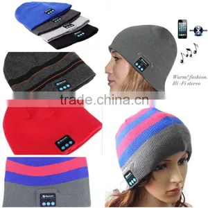Fashion Sport Bluetooth Hat,Winter Outdoor Sport Knitted Cap With Wireless Stereo Headphone Answer Call thumbnail-1