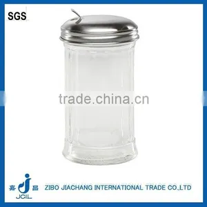 Clear Cylinder Big Glass Salt and Pepper Shakers thumbnail-5