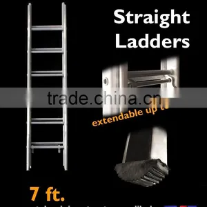 Aluminium 2 - Section Straight Ladders 7 Ft. thumbnail-1