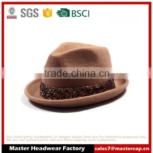 Blue Fedora Hat Block Hat thumbnail-4