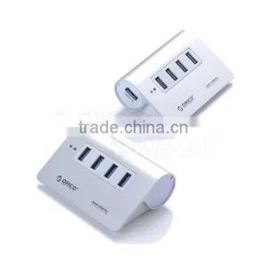 4 Ports Aluminum USB3.0 HUB for MacBook thumbnail-2