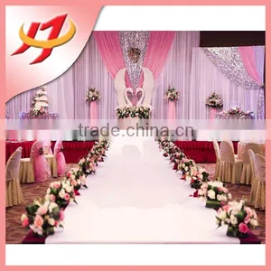 100% Polyester Solid Dyed Duchess Pure Satin Silk Fabric Wedding Decoration thumbnail-1