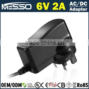 6V 2A Adapter 12W Led Lighting Light Lamp Bulb Strip Flashlight AC DC Power Adapter thumbnail-3
