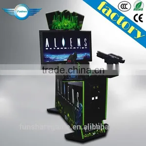 Arcade Aliens Shooting Machine / Coin Operation Shooting Machine thumbnail-1