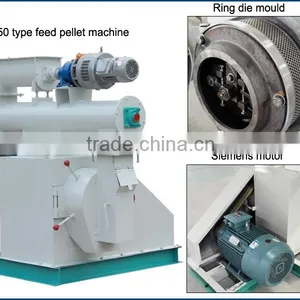 2016 Minimum Ring Die Type Animal Feed Pellet Making Machine With 1-2 Tons per Hour for Pig Cattle Chicken Feed Making thumbnail-4