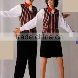 Wholesale Hot Tailored Restaurant Waiter Uniform thumbnail-1