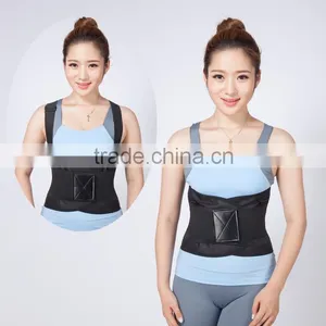 Double Posture Fitness Neoprene Lower Back Support Lumbar Brace Belt thumbnail-5