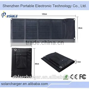 40W Waterproof Foldable Solar Panel for Hiking, Camping thumbnail-4