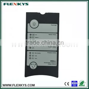 Factory Exported Directly Membrane Label With LED Lights Display Window for Battery Charger thumbnail-1