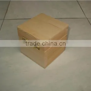 Chinese Factories Wholesale Custom High-grade Wooden Gift Boxes, Light Coffee Color Jewelry Box thumbnail-4
