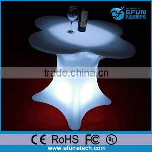 pe Plastic Outdoor/indoor RGB Color Led Bar Table,led Stand up Bar Tables thumbnail-1