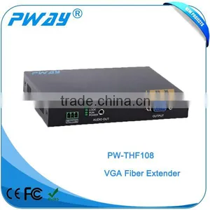 Newest 10KM VGA Over Fiber Converter External Audio With Bi-directional RS232 Signal Transmission Support 1080P@60Hz Resolution thumbnail-4