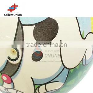 No. 1 Yiwu Agent Cheap Durable Cute Dog Pattern Inflatable Wholesale Beach Ball PVC Toy Ball 22cm thumbnail-3
