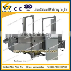 High Output Automatic Frying Machine/ Continuous Fryer thumbnail-1